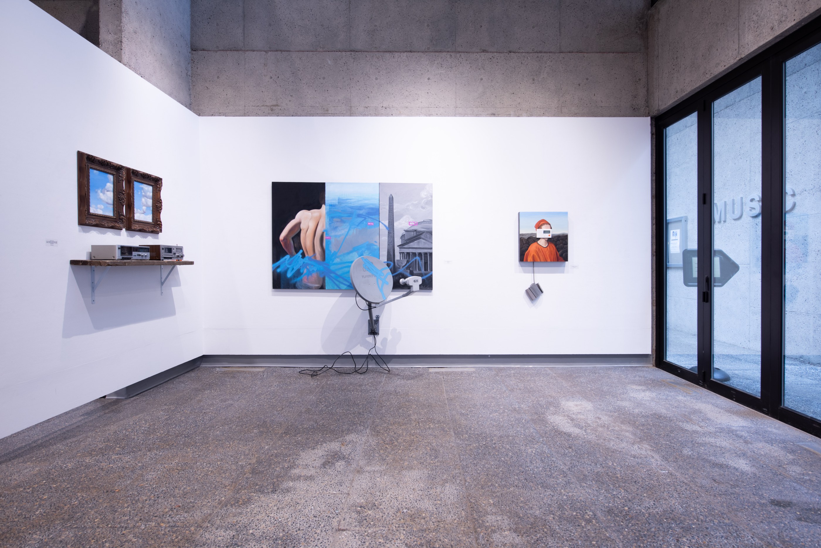 Infrastructure installation view, Esvelt Gallery, Columbia Basin College 2024
