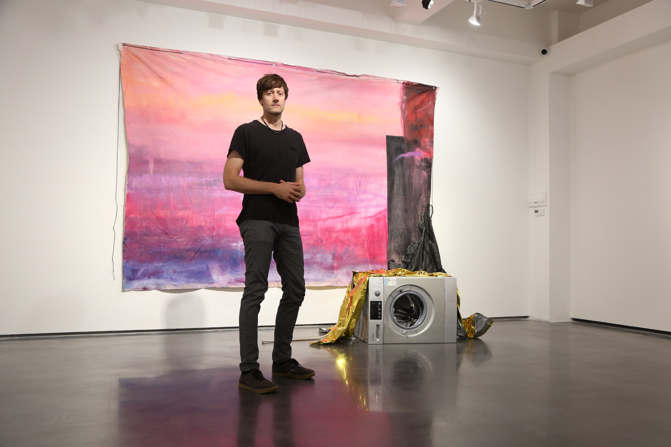 Sound Waves Set Off A Starry Accompaniment installation view, Enclave Contemporary 2023