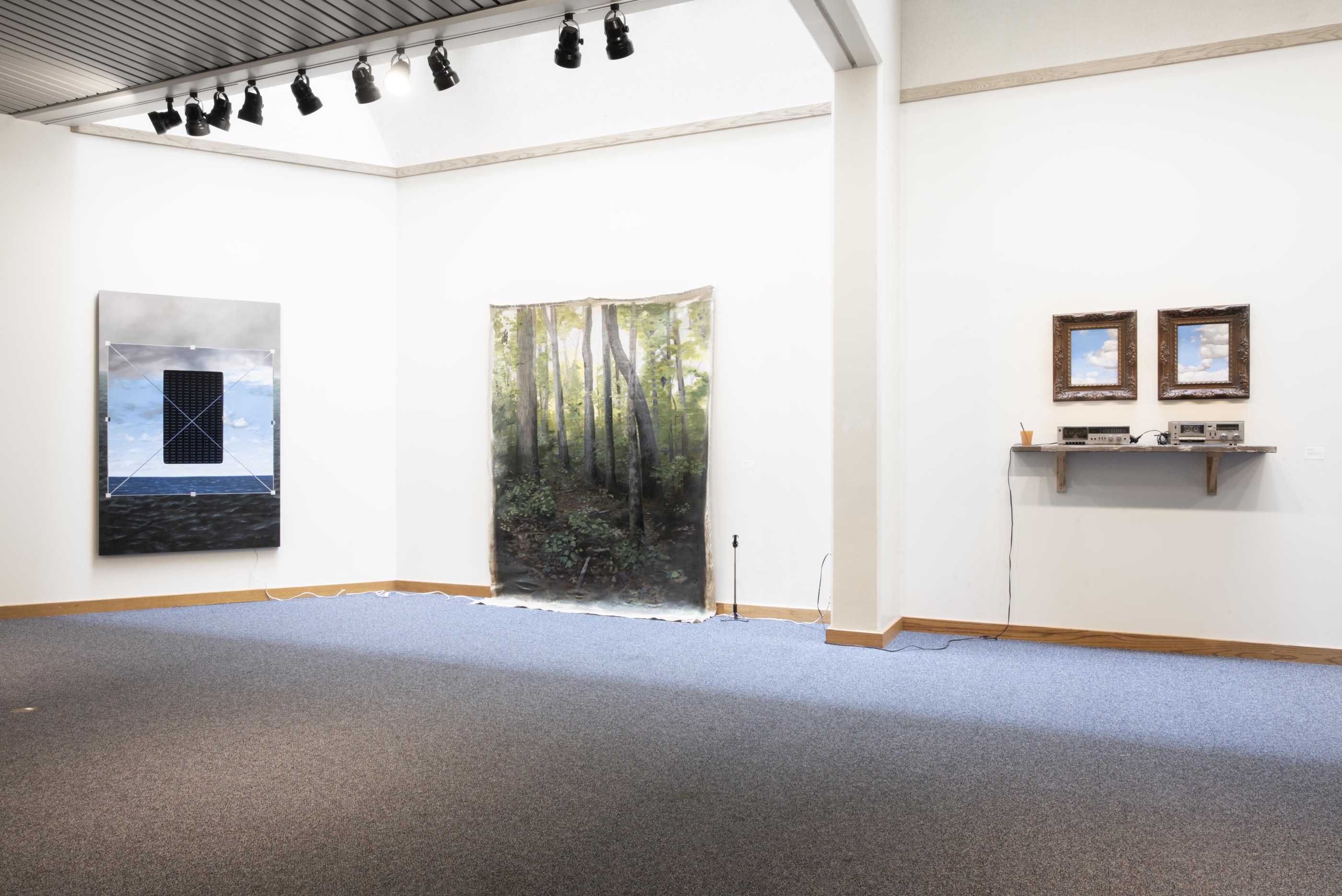 Hypercombines installation view, Chase Gallery 2020
